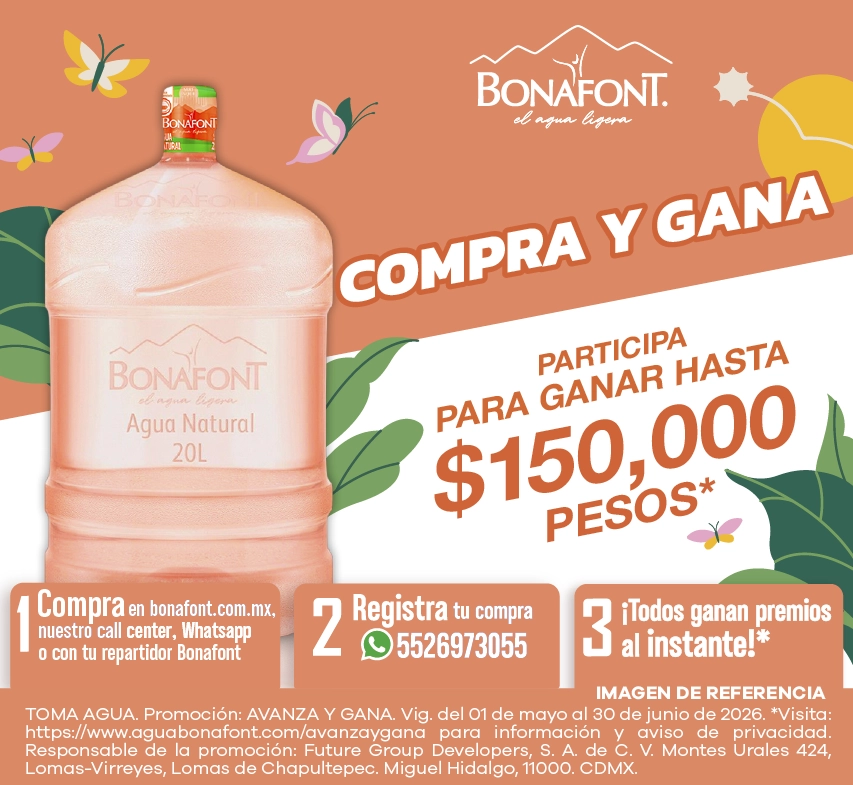 Promociones exclusivas Bonafont | Envio gratis